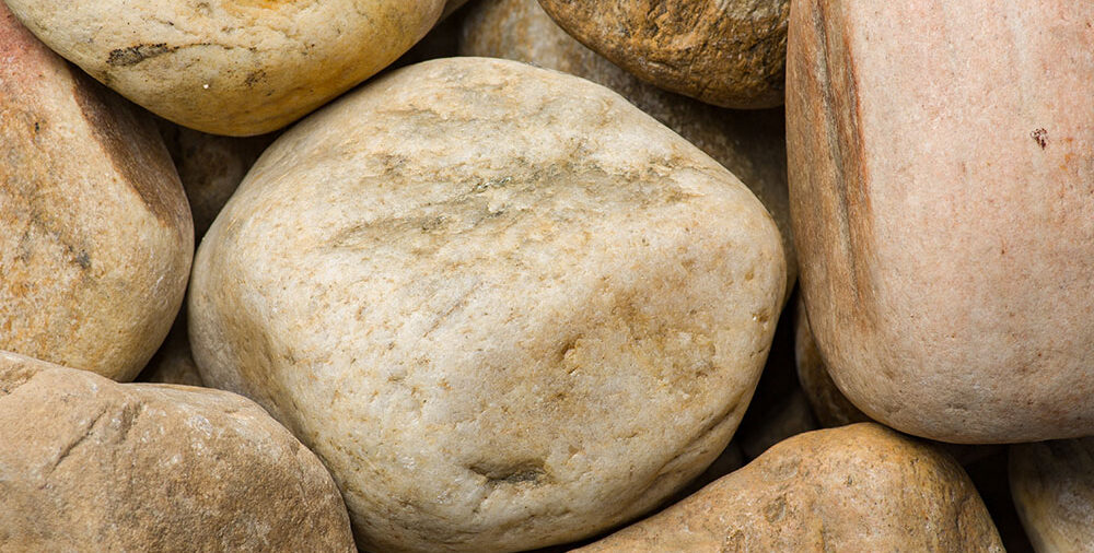 kamień ogrodowy river yellow pebbles